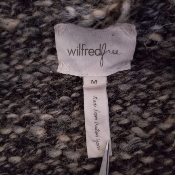 COPY - Warm, unisex S, M, L, zip jacket/sweater, vintage, alpaca wool, Wilfred F - Picture 7 of 8